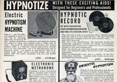 hypnosis aids catalog