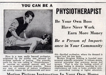 you can be a physiotherapist